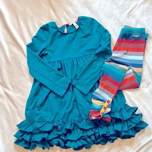 Matilda Jane flounce dress and leggings set, size 12